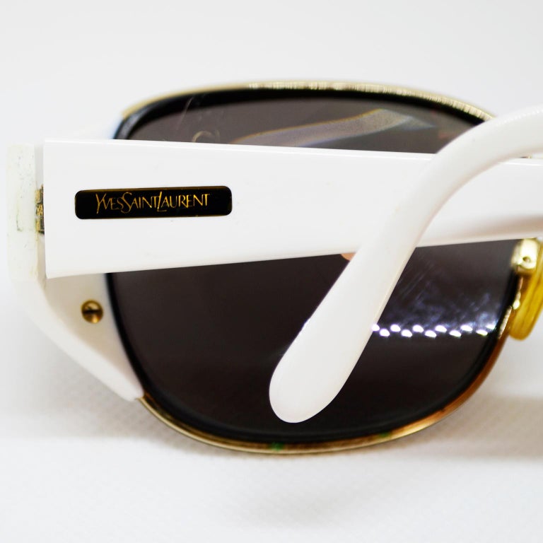 YVES SAINT LAURENT Bold 2 Star Sunglasses White - Final Sale