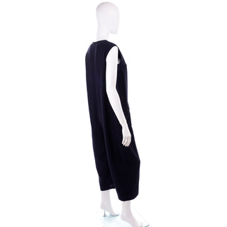 1990s Yohji Yamamoto Sleeveless Wool Jumpsuit