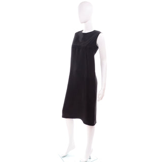 Yohji Yamamoto Black Sleeveless Column Dress Modig