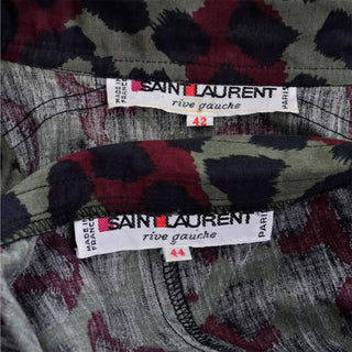 1980s Yves Saint Laurent Skirt and Jacket Day Dress Labels