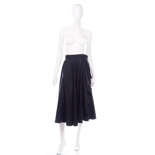 Vintage YSL Yves Saint Laurent black skirt