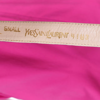 YSL vintage belt
