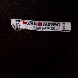 1980s Yves Saint Laurent Reversible Blue Purple Wool Quilted Jacket YSL Rive Gauche