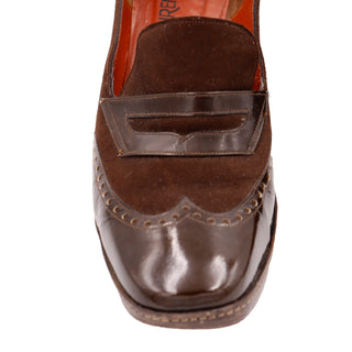 70's Vintage YSL Square Toe Loafers
