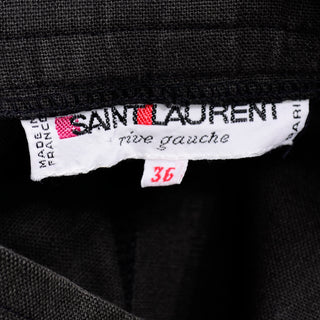 Yves Saint Laurent vintage 1970s cotton skirt Rive Gauche