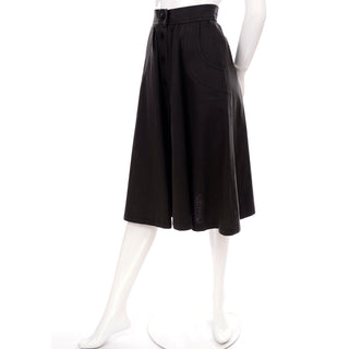 Size 36 Yves Saint Laurent vintage 1970s cotton skirt
