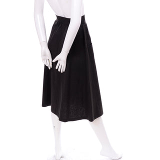 Yves Saint Laurent vintage 1970s cotton skirt Fr size 36