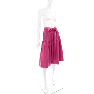Yves Saint Laurent Pink Cotton Skirt Size 6/8