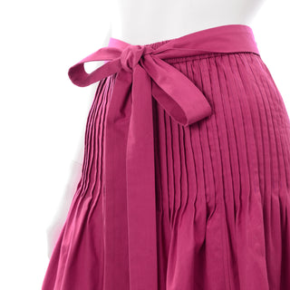 1970's Vintage Yves Saint Laurent Pink Skirt
