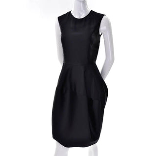 F/W 2008 Yves Saint Laurent black Silk Sleeveless Dress