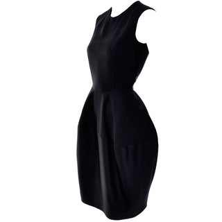 F/W 08 Yves Saint Laurent black Silk Sleeveless Dress