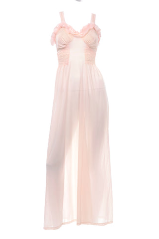 Artemis pale pink vintage sheer nightgown