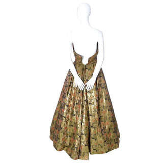 Vintage gold Lame gown worn by Audrey Hepburn