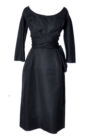Max Lawrence little black vintage dress B. Altman perfection - Dressing Vintage