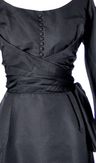Max Lawrence little black vintage dress B. Altman perfection - Dressing Vintage