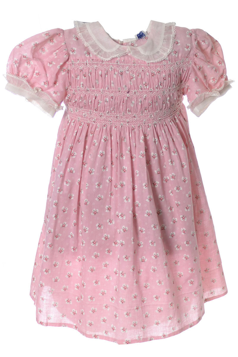 Pink Smocked Lilliputian Bazaar 1940's Vintage Best & Co Child's dress Modig Pink Smocked Lilliputian Bazaar 1940's Vintage Best & Co Child's dress Modig
