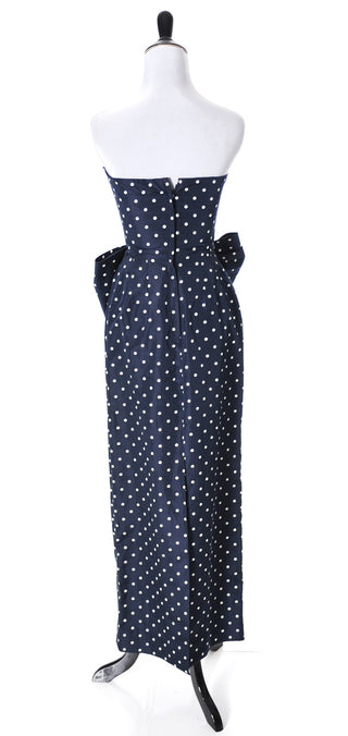 Vintage Victor Cost Dress Strapless polka dots - Dressing Vintage