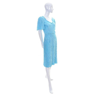 Mary McFadden couture pleated day dress