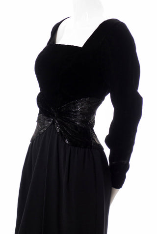 Designer Bob Mackie Black Vintage Dress - Dressing Vintage
