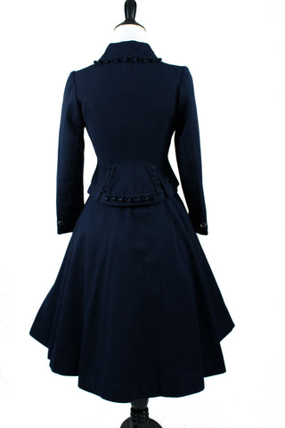 Rare 1940s children's teen 2 pc skirt suit Body by Fischer - Dressing Vintage