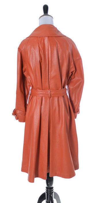 1970's Vintage Leather Bonnie Cashin design Sills coat - Dressing Vintage