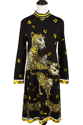 Emilio Borghese Wild Cat Mod Leopard Vintage Dress SOLD - Dressing Vintage