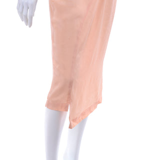 Lightweight Vintage 1990s Comme Des Garçons Peach Skirt