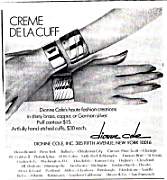 1977 Dionne Cole vintage ad