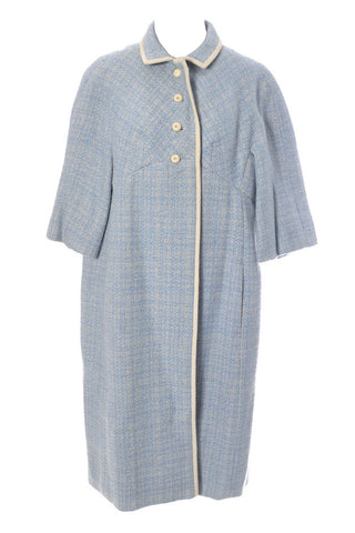 Harry Frechtel 1950's Oversized Blue Vintage Coat - Dressing Vintage