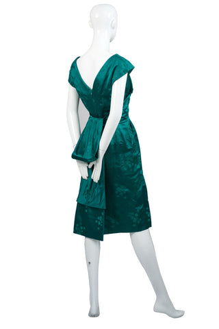 Fabulous 1960s Green Vintage Cocktail Dress - Dressing Vintage