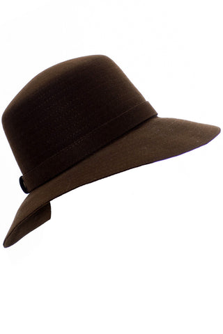 Vintage Givenchy hat designer wool felt MINT - Dressing Vintage