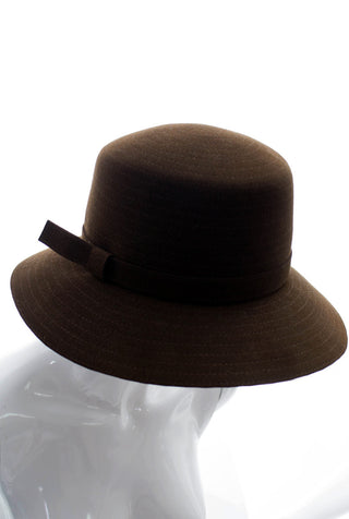 Vintage Givenchy hat designer wool felt MINT - Dressing Vintage