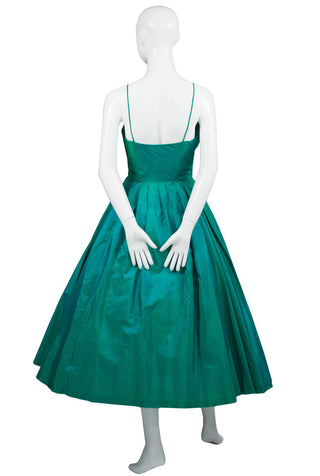 Vintage dress 1950s green