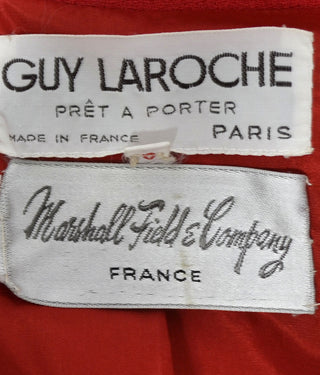 Guy Laroche vintage zip front jacket Marshall Field France - Dressing Vintage
