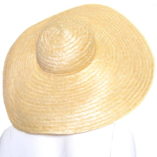 1940's vintage woven straw sun hat