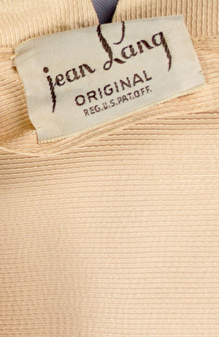 Jean Lang 1940s vintage dress and jacket suit with soutache trim - Dressing Vintage