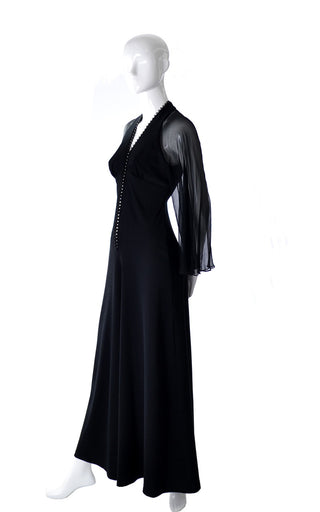 Vintage Jumpsuit evening gown dress