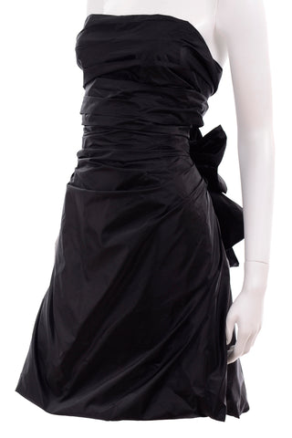 Marc Jacobs Black Taffeta Dress