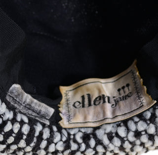 1960's MOD Vintage Hat Matching Handbag Ellen Jane - Dressing Vintage