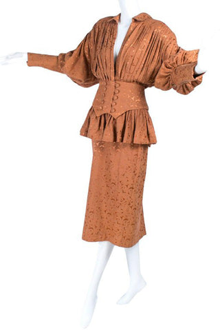 1980's Norma Kamali Skirt and Jacket Dress