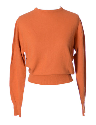 1950's Hadley Orange Cashmere Vintage Sweater SOLD - Dressing Vintage