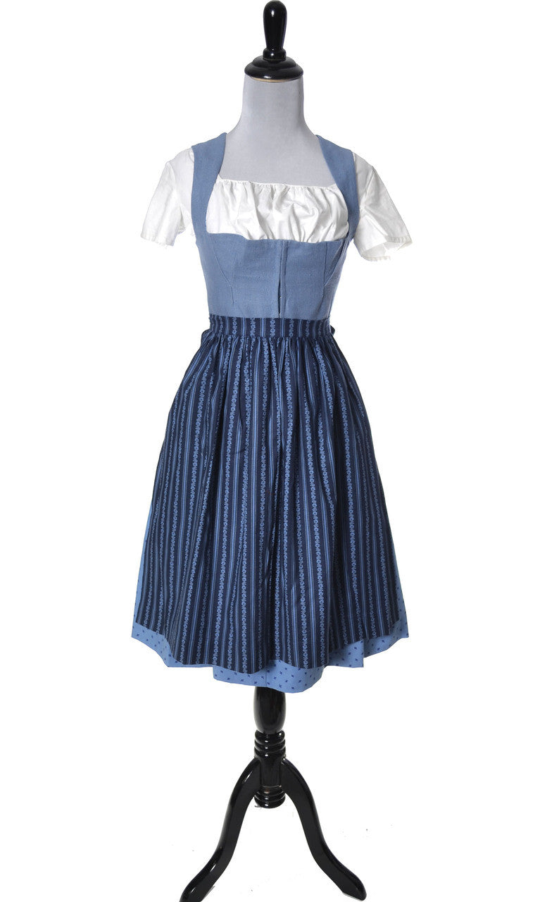 1950s vintage Lanz Salzburg Dirndl dress apron and blouse Austria Modig 1950s vintage Lanz Salzburg Dirndl dress apron and blouse Austria Modig