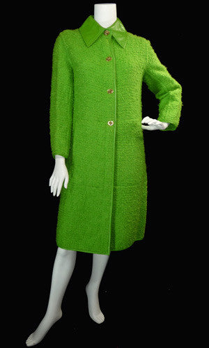 Bonnie Cashin Sills Green Vintage Coat - Dressing Vintage