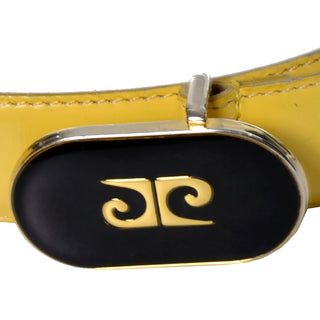Enamel logo belt buckle for Pierre Cardin waist belt