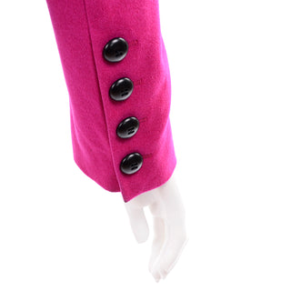 Escada Pink Cropped Vintage Jacket by Margaretha Ley 80s Blazer