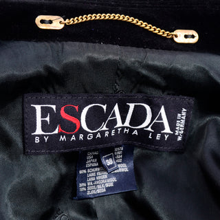 Escada Pink & Black Cropped Vintage Jacket by Margaretha Ley 80s 