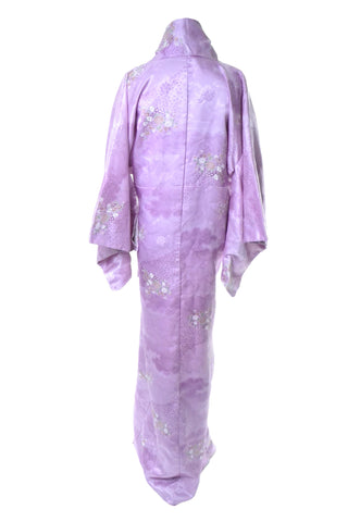 Never Worn Long Light Purple Vintage Kimono - Dressing Vintage