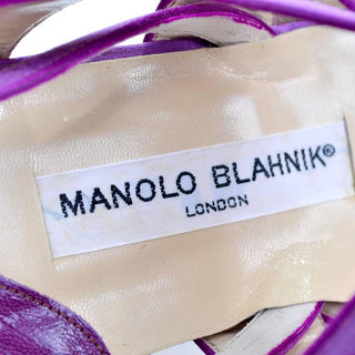 Vintage Manolo Blahnik London flats