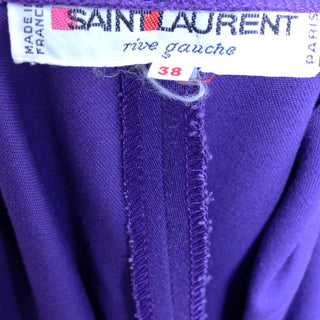 Saint Laurent Rive Gauche 1980's Vintage Label
