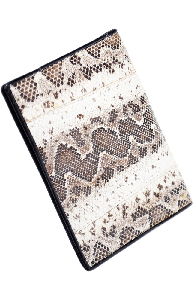 Vintage Python snakeskin wallet billfold – Modig